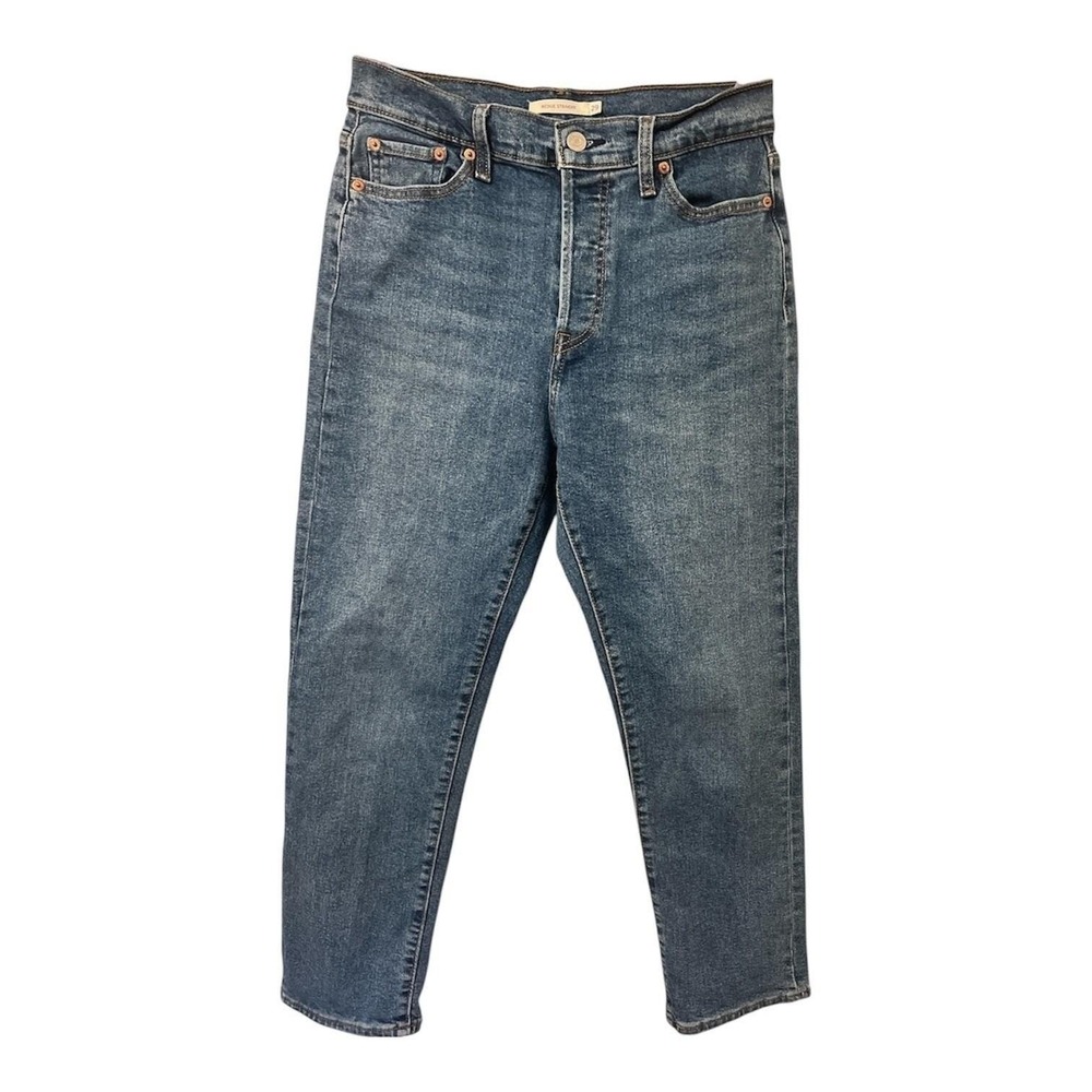 Levi's Button Fly High-Rise Straight Leg Wedgie‎ Fit Jeans Womens 29 90's Retro